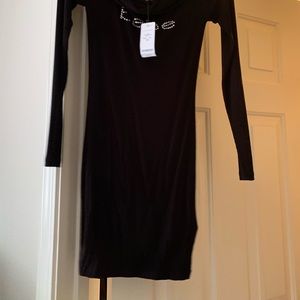 Bebe dress new with tag long sleeve